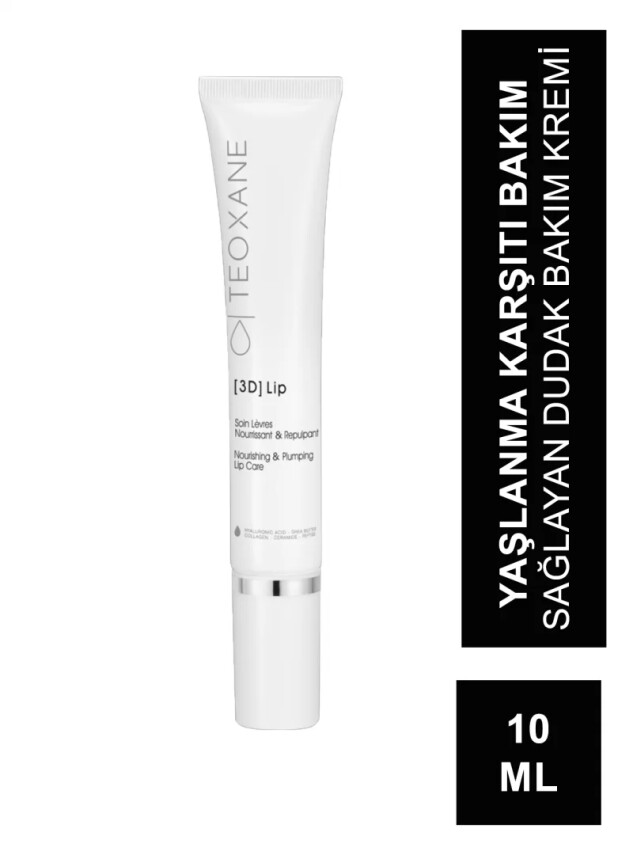 Teoxane 3D Lip Besleyici & Nemlendirici Dudak Bakım Kremi 10 ml - Teoxane