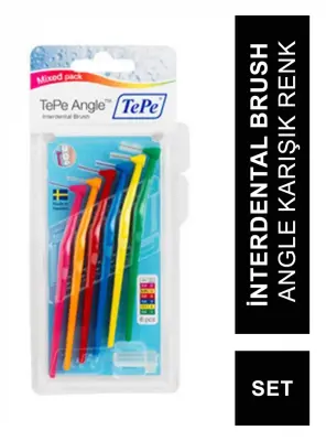 TEPE İnterdental Brush Angle Karışık Renk Mix Set - TePe