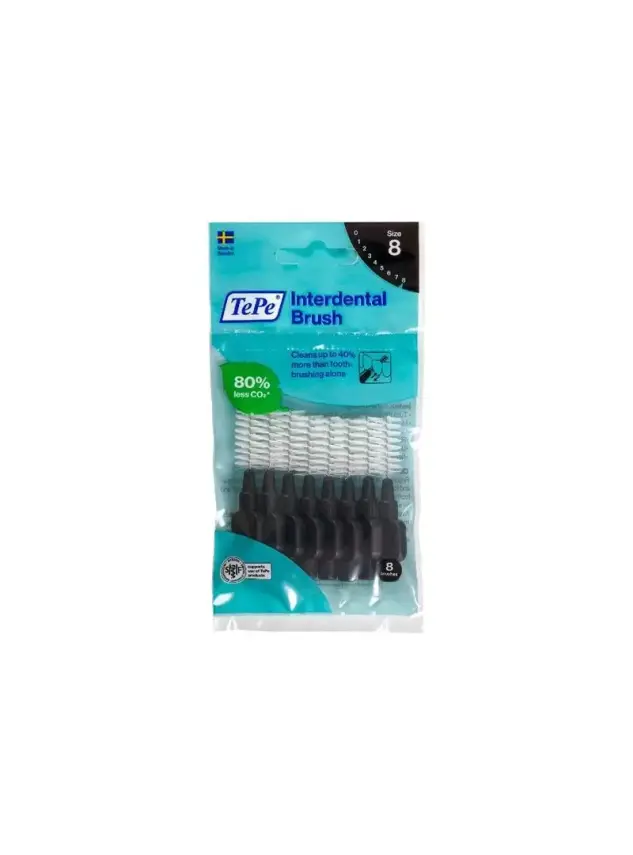 TEPE İnterdental Brush Blister Diş Arası Siyah 1.5mm 8'li - 2