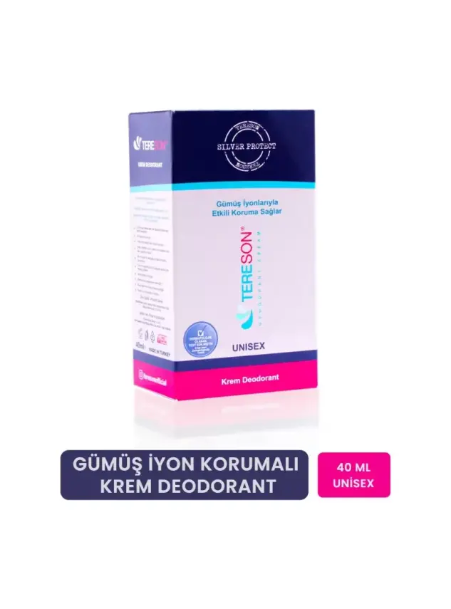 Tereson Krem Deodorant Gümüş İyon Korumalı 40 ml - 1