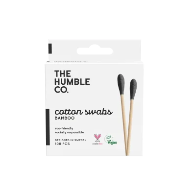 The Humble Co Bambu Kulak Çubuğu - Siyah - Humble Brush