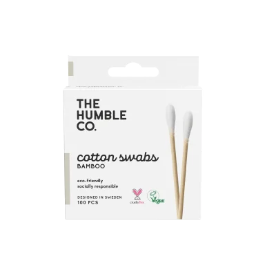 The Humble Co Bambu Kulak Çubuğu Spiral - Beyaz - Humble Brush