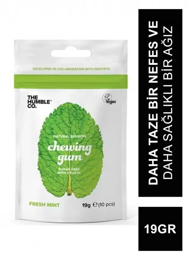 The Humble Co Chewing Gum Tropikal Ferah Nane Aromalı Sakız 19 g - 2