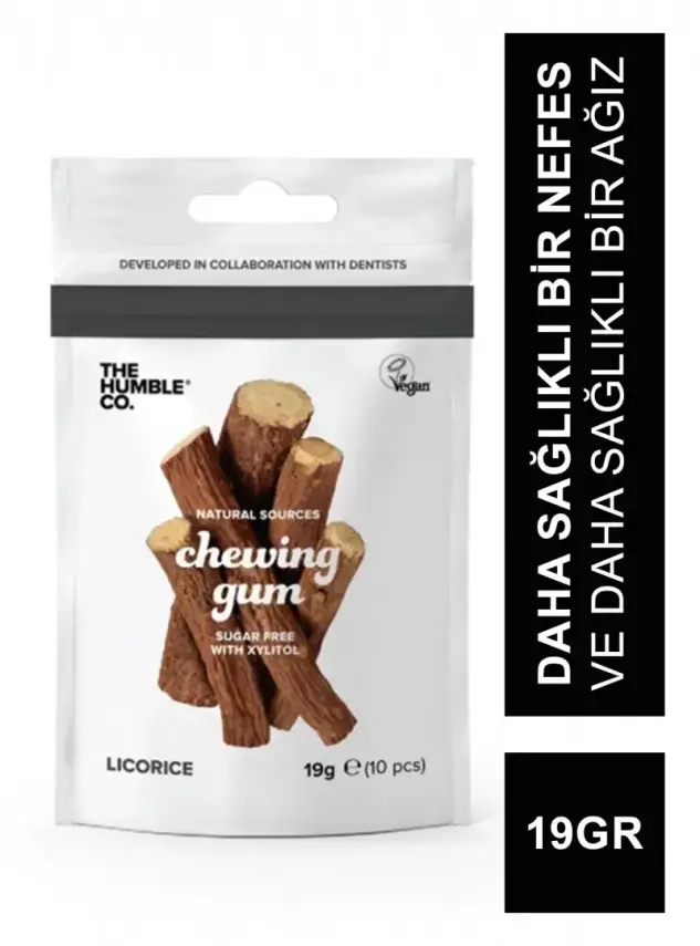 The Humble Co Chewing Gum Tropikal Meyan Kökü Aromalı Sakız 19 g - 2