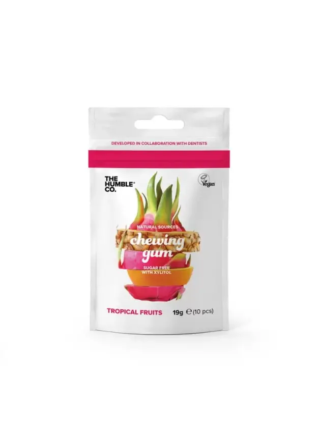 The Humble Co Chewing Gum Tropikal Meyve Aromalı Sakız 19 g - 1