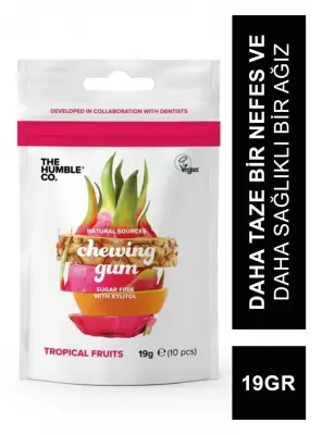 The Humble Co Chewing Gum Tropikal Meyve Aromalı Sakız 19 g - 2