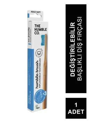 The Humble Co Değiştirilebilir Başlıklı Diş Fırçası - Mavi - 2