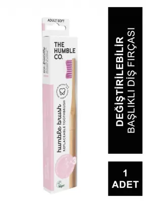 The Humble Co Değiştirilebilir Başlıklı Diş Fırçası - Pembe - 2