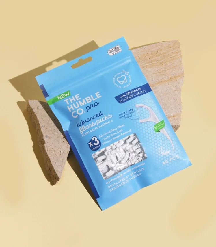 The Humble Co. Pro Advanced Floss Picks Kürdan Diş İpi 40 Adet - 4