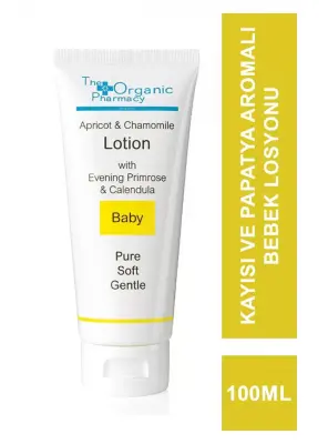 The Organic Pharmacy Baby Apricot & Chamomile Lotion 100ml - The Organic Pharmacy