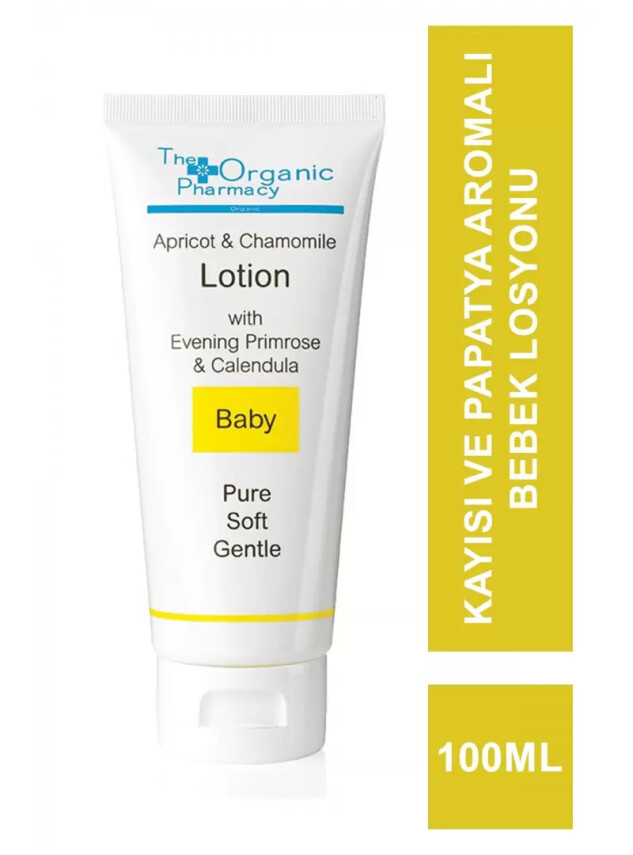 The Organic Pharmacy Baby Apricot & Chamomile Lotion 100ml - The Organic Pharmacy