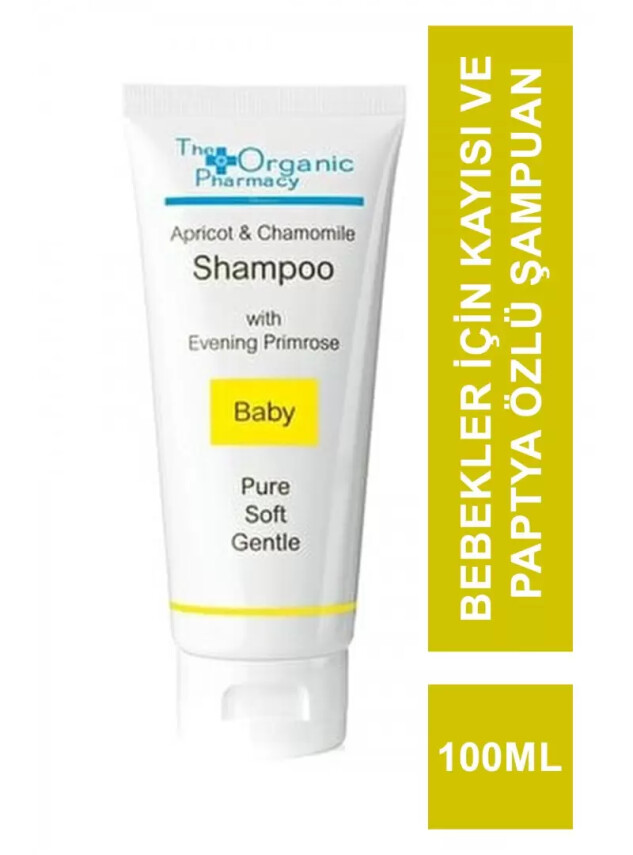 The Organic Pharmacy Baby Apricot & Chamomile Shampoo 100ml - The Organic Pharmacy