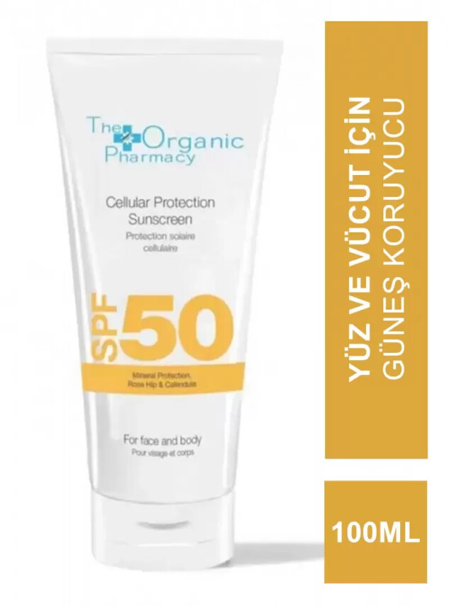 The Organic Pharmacy Celluar Protection Sunscreen SPF50 100ml - The Organic Pharmacy
