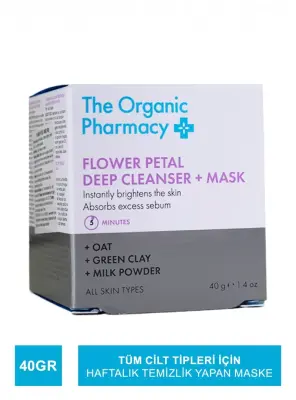 The Organic Pharmacy Flower Petal Deep Cleanser & Mask 40gr - 2