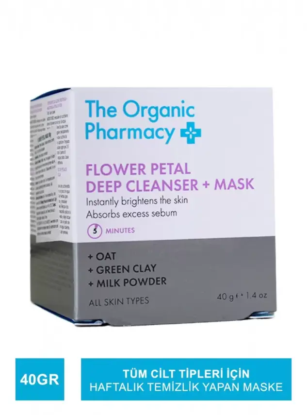 The Organic Pharmacy Flower Petal Deep Cleanser & Mask 40gr - 2