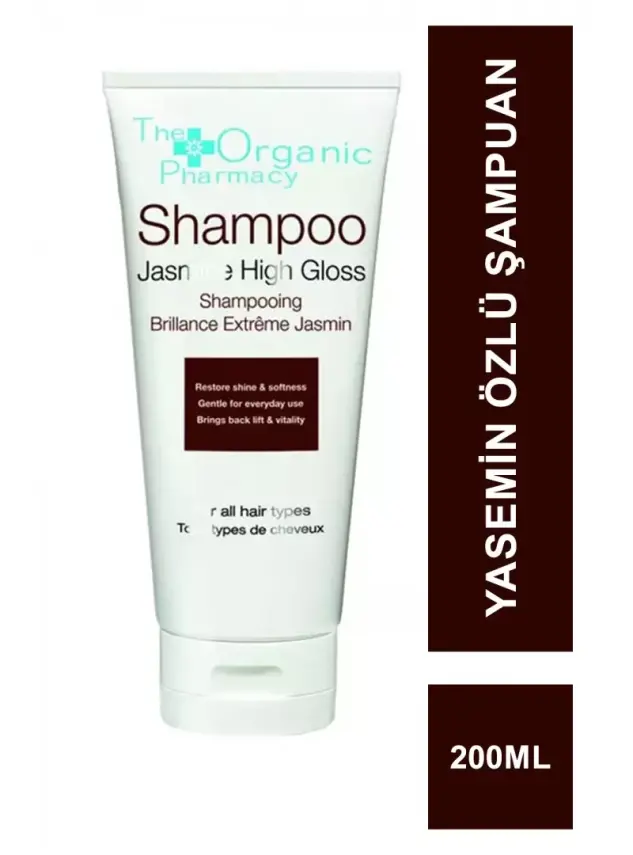 The Organic Pharmacy Jasmine High Gloss Shampoo Yasemin Özlü Şampuan 200 ml - 1