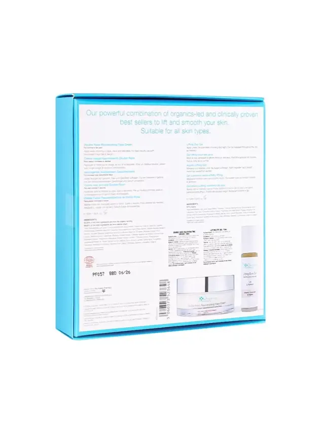 The Organic Pharmacy Lift & Smooth Skincare Kit - 3