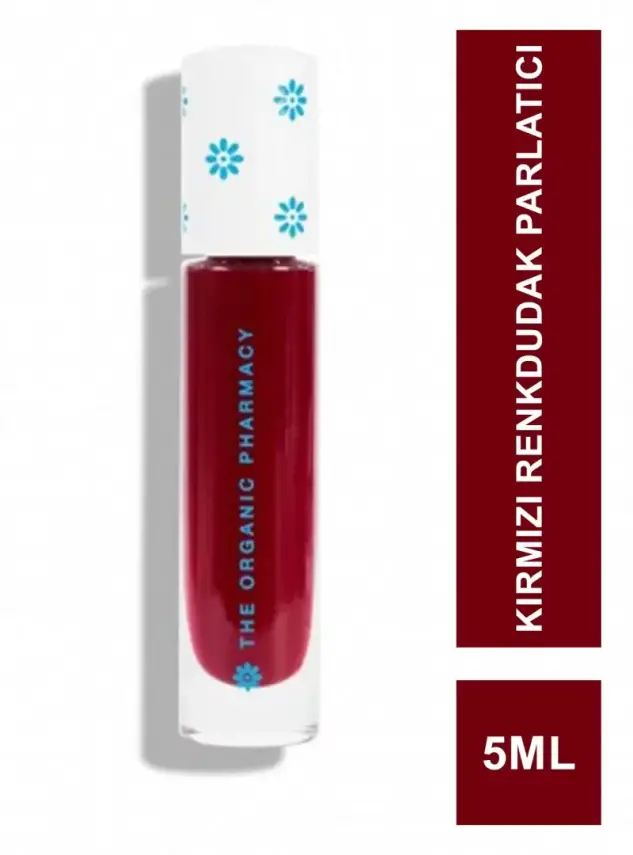 The Organic Pharmacy No Lipgloss Volumising Balm Gloss Red 5ml - 2