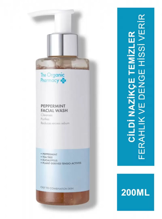 The Organic Pharmacy Peppermint Facial Wash 200 ml - The Organic Pharmacy
