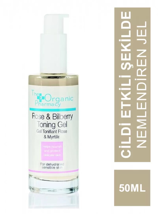 The Organic Pharmacy Rose & Bilberry Toning Gel 50ml - The Organic Pharmacy