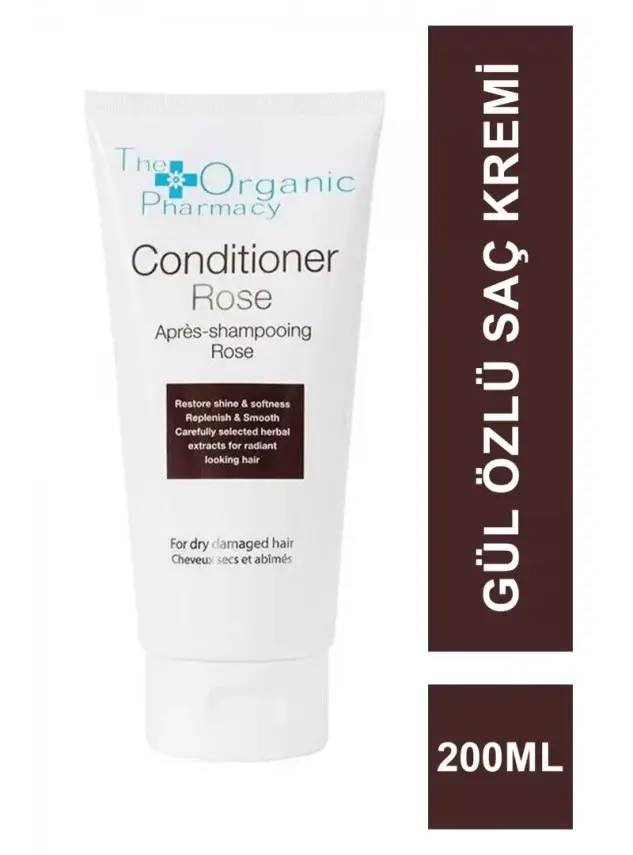 The Organic Pharmacy Rose Conditioner Gül Özlü Saç Kremi 200 ml - 1