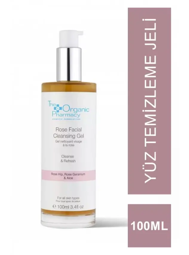 The Organic Pharmacy Rose Facial Cleansing Gel 100 ml - 1