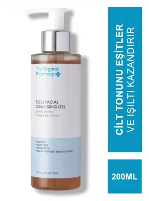 The Organic Pharmacy Rose Facial Cleansing Gel 200 ml - 1