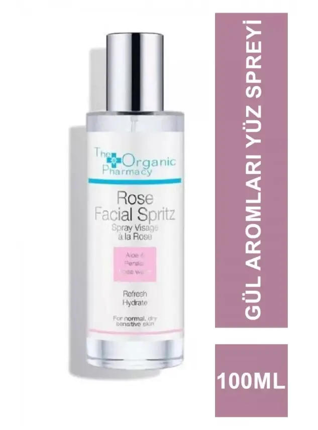 Outlet - The Organic Pharmacy Rose Facial Spritz 100 ml - 1