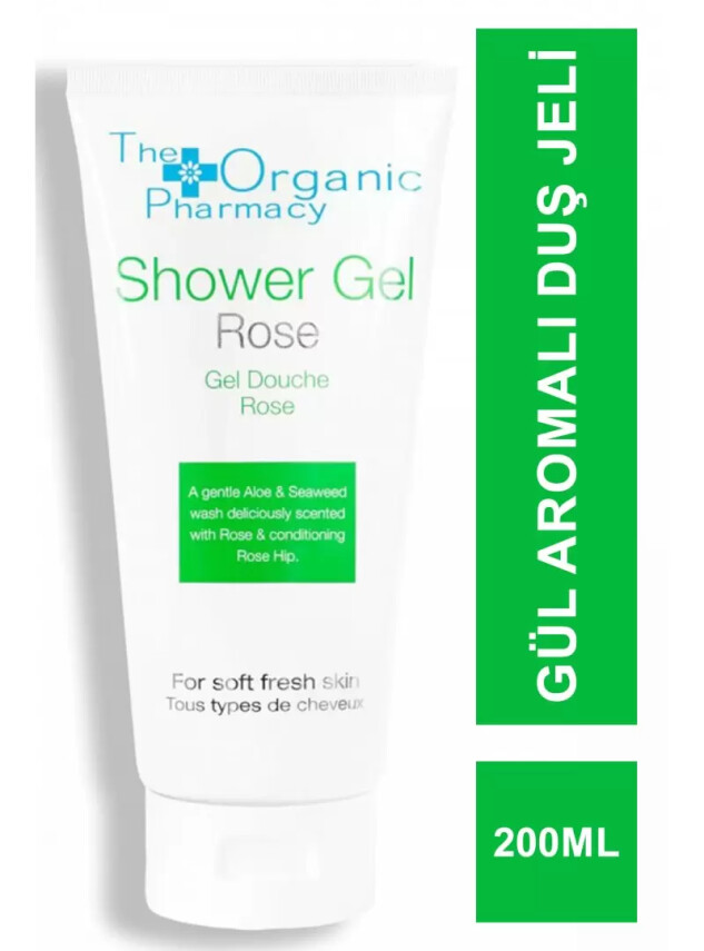 The Organic Pharmacy Rose Shower Gel 200 ml - The Organic Pharmacy