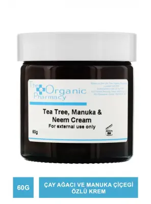 The Organic Pharmacy Tea Tree , Manuka & Neem Cream 60g - The Organic Pharmacy