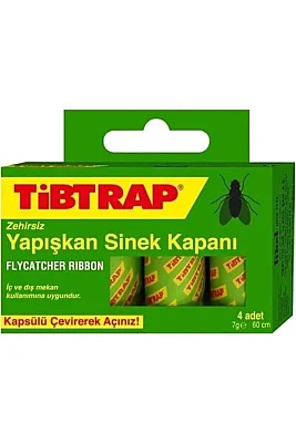 Tibtrap Yapışkan Sinek Kapanı 4lü - Tibtrap