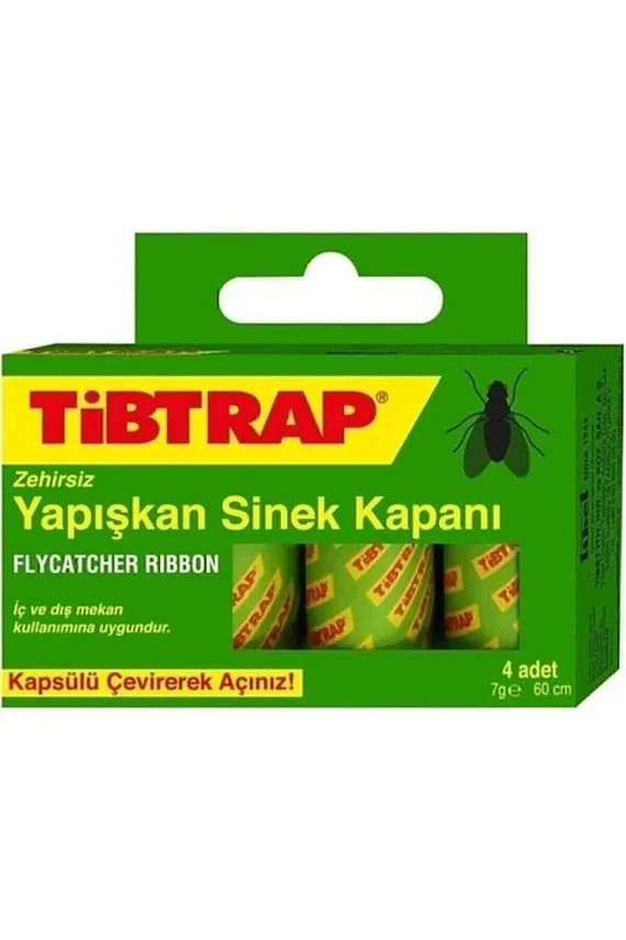 Tibtrap Yapışkan Sinek Kapanı 4lü - 1