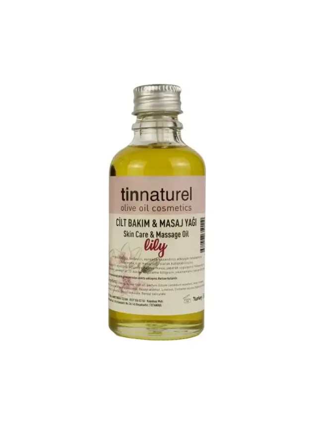 Tinnaturel Cilt Bakım & Masaj Yağı Lily 50ml - 1