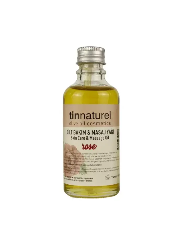 Tinnaturel Cilt Bakım & Masaj Yağı Rose 50ml - 1
