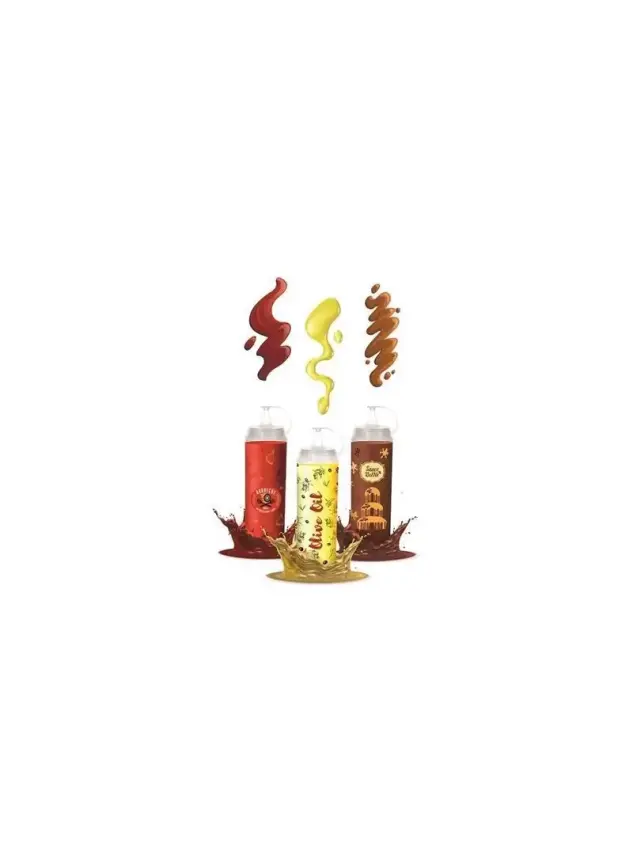 Titiz Çikolata Desenli Sos Şişesi 700 ml 1 Adet - 1