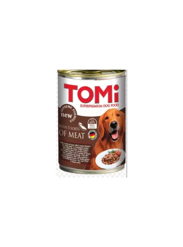 Tomi 5 Çeşit Etli Köpek Konservesi 400Gr - 1