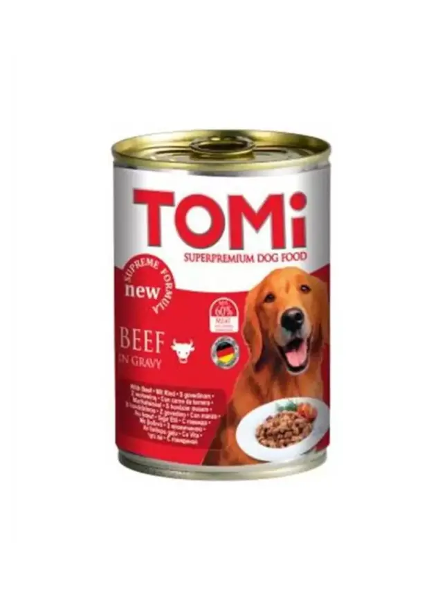 Tomi Biftek Etli Köpek Konservesi 400 Gr - 1