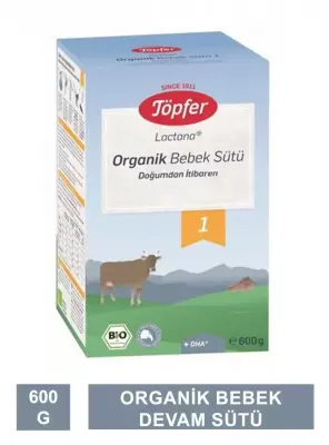 Töpfer Organik Devam Sütü 1 600gr - 2