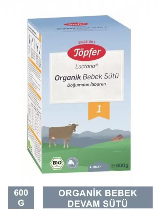 Töpfer Organik Devam Sütü 1 600gr - 2