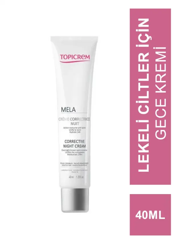 Topicrem Mela Corrective Night Cream - Leke Karşıtı Gece Kremi - 40ml - 1