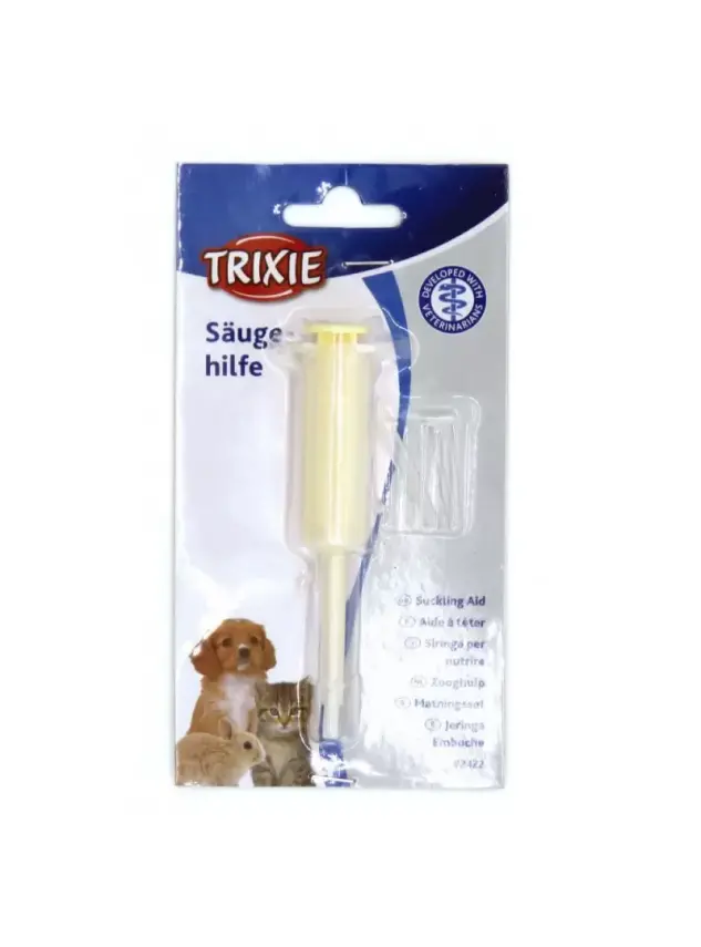 Trixie Evcil Hayvalar İçin Silikon Uçlu Biberon Ve İlaç Yutturma Kiti - 1