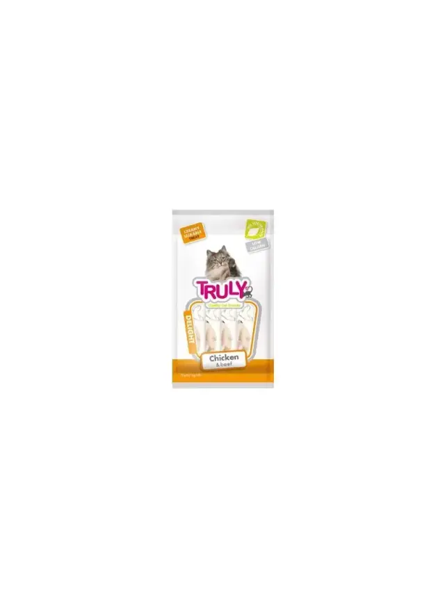 Truly Sıvı Kedi Ödülü Tavuk - Biftek 5x14 Gr - 1