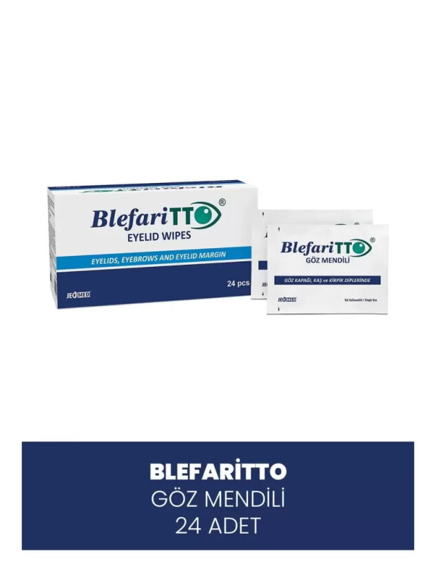TTO Blefaritto Göz Çevresi Mendili 24 Adet - Jeomed