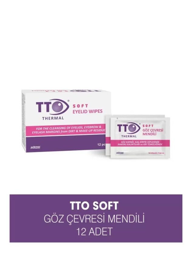 TTO Soft Göz Çevresi Mendili 12 Adet - Jeomed