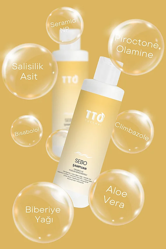 TTO Thremal Sebo Şampuan 250 ML - 3