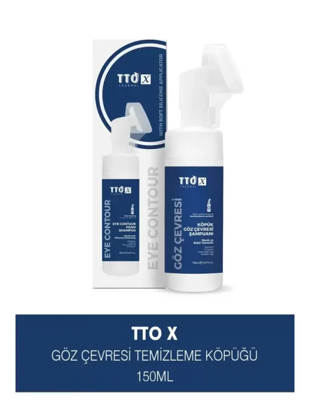 TTO X Aplikatörlü Köpük Göz Çevresi Şampuanı 150ml - 1