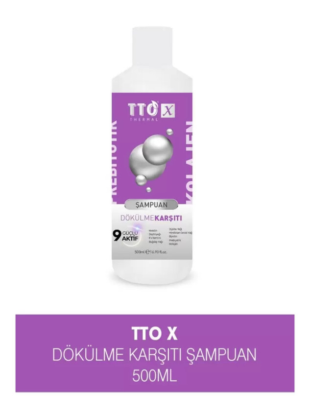 TTO X Kolajen ve Prebiyotik Dökülme Karşıtı Şampuan 500ml - Jeomed