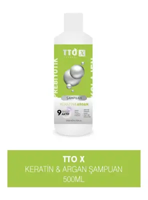 TTO X Kolajen ve Prebiyotik Keratin & Argan Şampuan 500ml - Jeomed