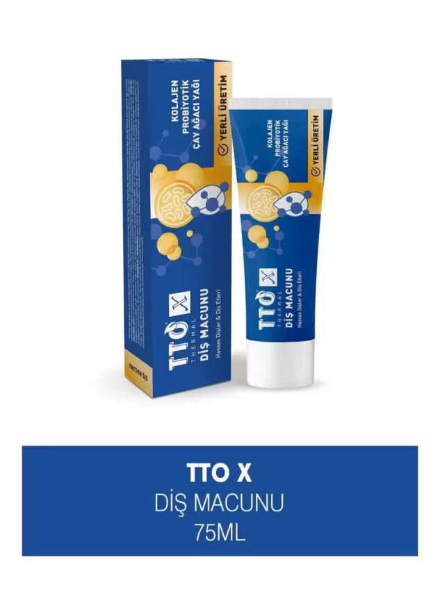 TTO X Probiyotik Diş Macunu 75ml - Jeomed