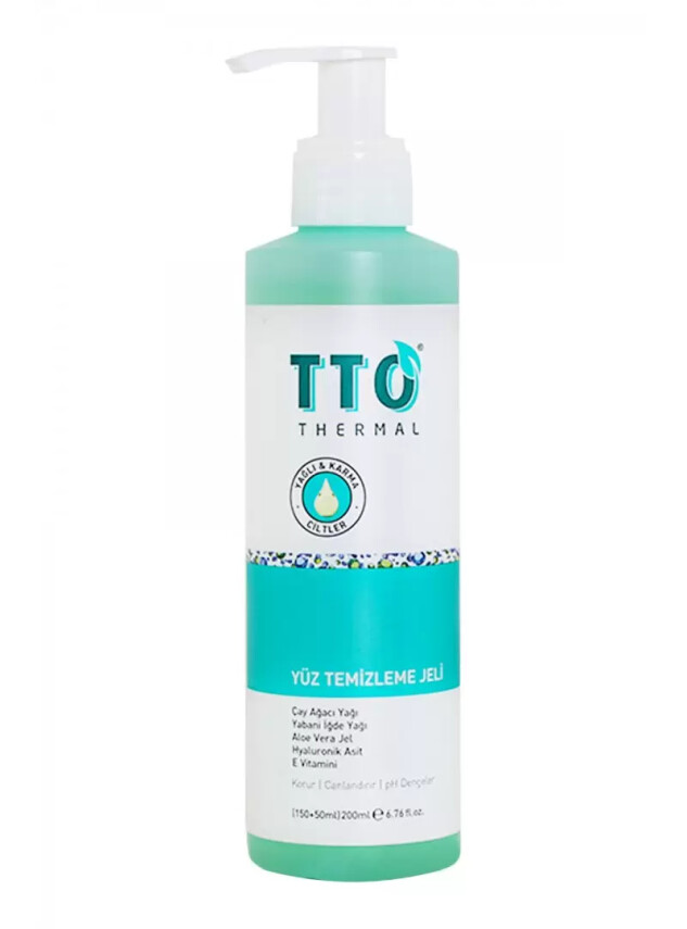 TTO Yağlı & Karma Ciltler Yüz Temizleme Jeli 200ml - Jeomed